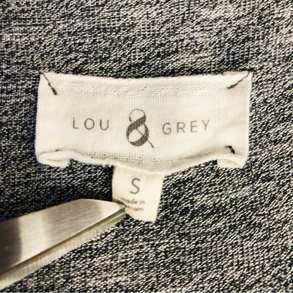 Lou & Grey Gray Racerback Midi Tank Dress Signature Soft Blend Scoop Neck - Picture 8 of 16